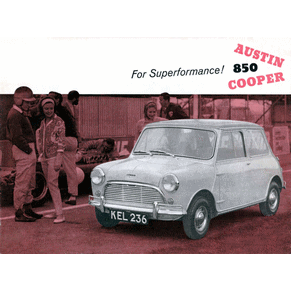 Brochure Austin 850 Cooper USA 1962 PDF